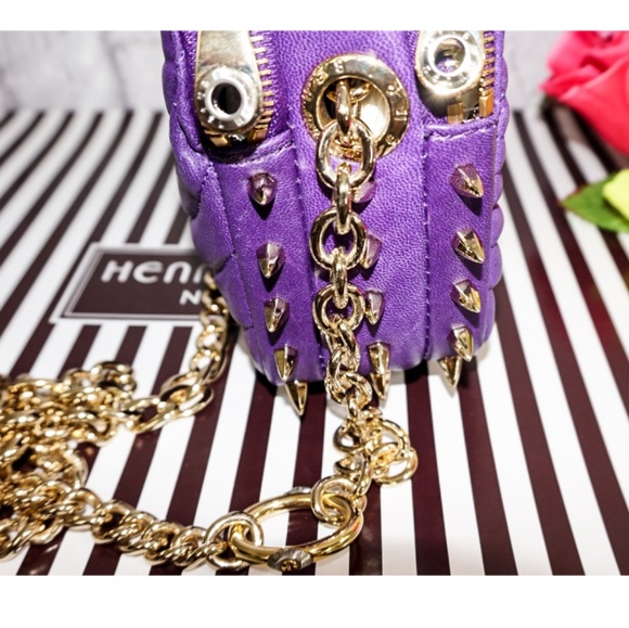 HENRI BENDEL No.7 Qulit STUDDED CAMERA BAG - Picture 3 of 6